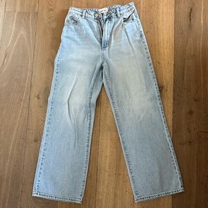 ROLLA'S Light Blue Wide Leg Jeans